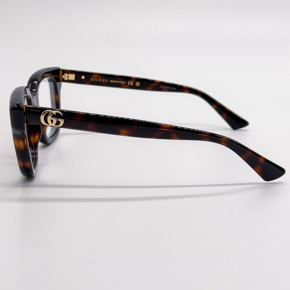 NEW GUCCI GG1831O 006 HAVANA BROWN WOMEN EYEGLASSES GUCCI - Picture 6 of 10